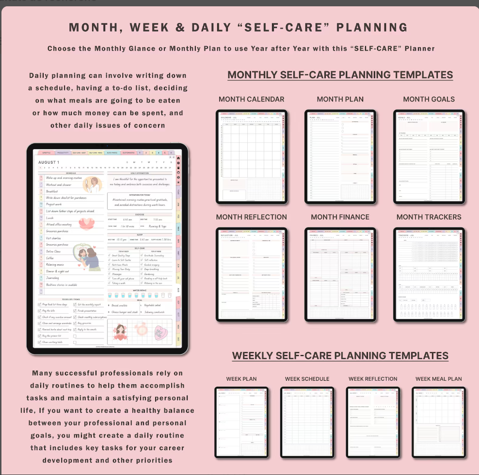 SELF CARE PLANNER